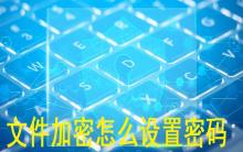 文件加密怎么設置密碼
